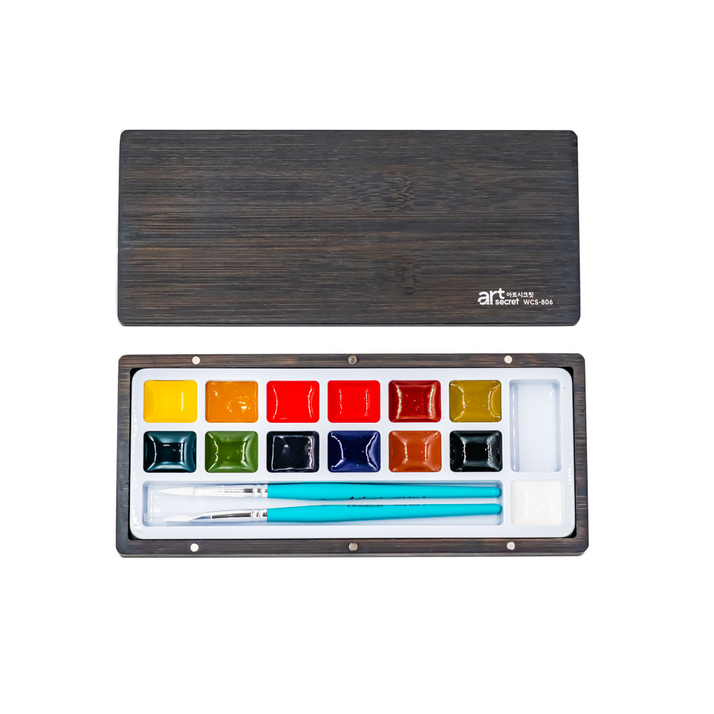 Watercolor Paint Set Solid Pigment - ArtSecret 13 Set di palette per