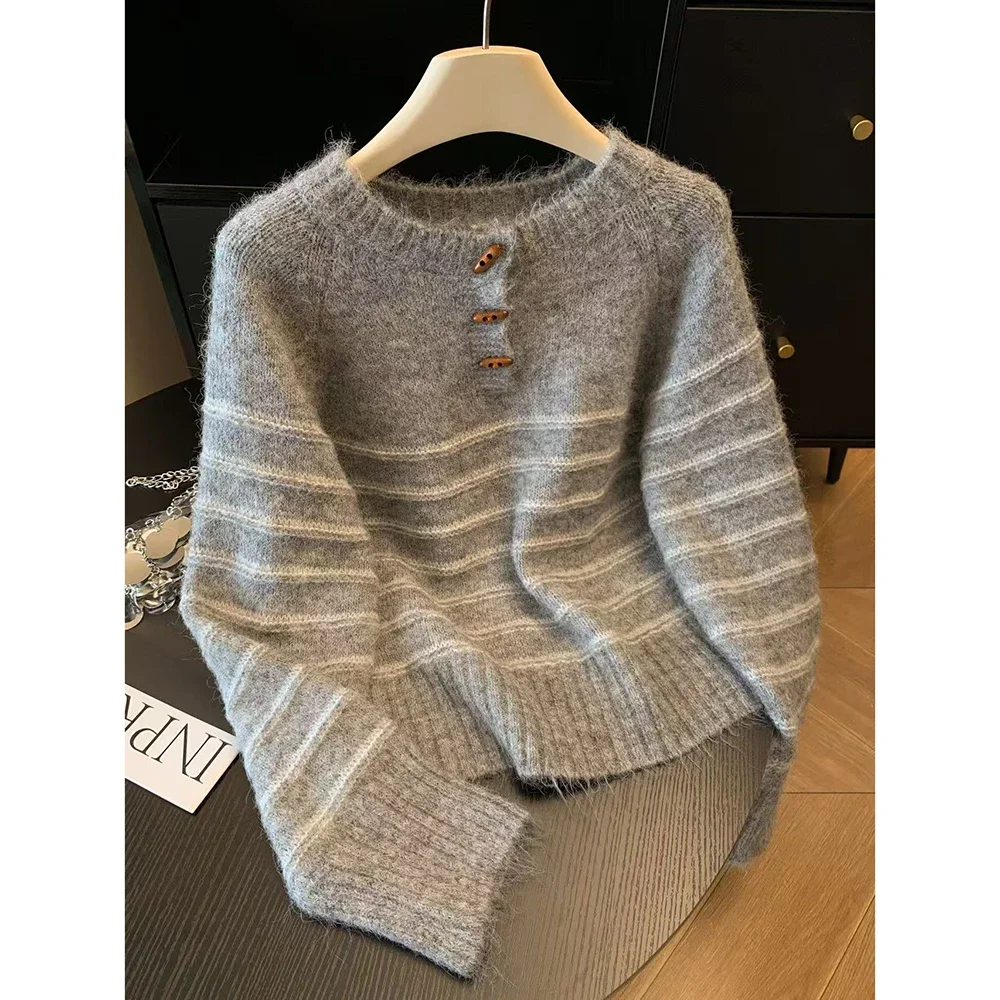Embroidery - Maglione da Donna in Lana e