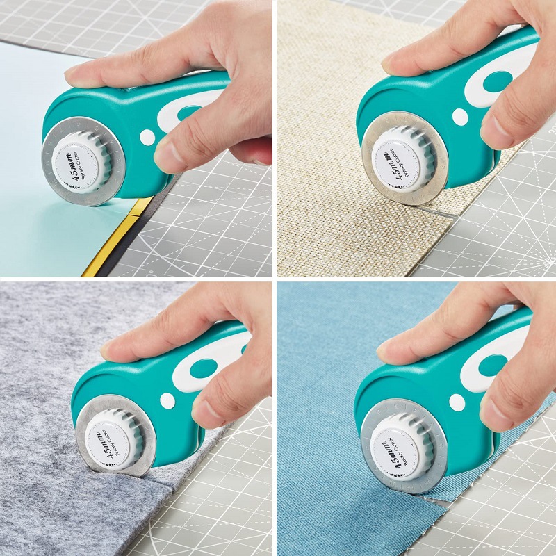 Rotary Cutter For Fabric 45Mm - Taglierina Rotante 45mm con Manico e