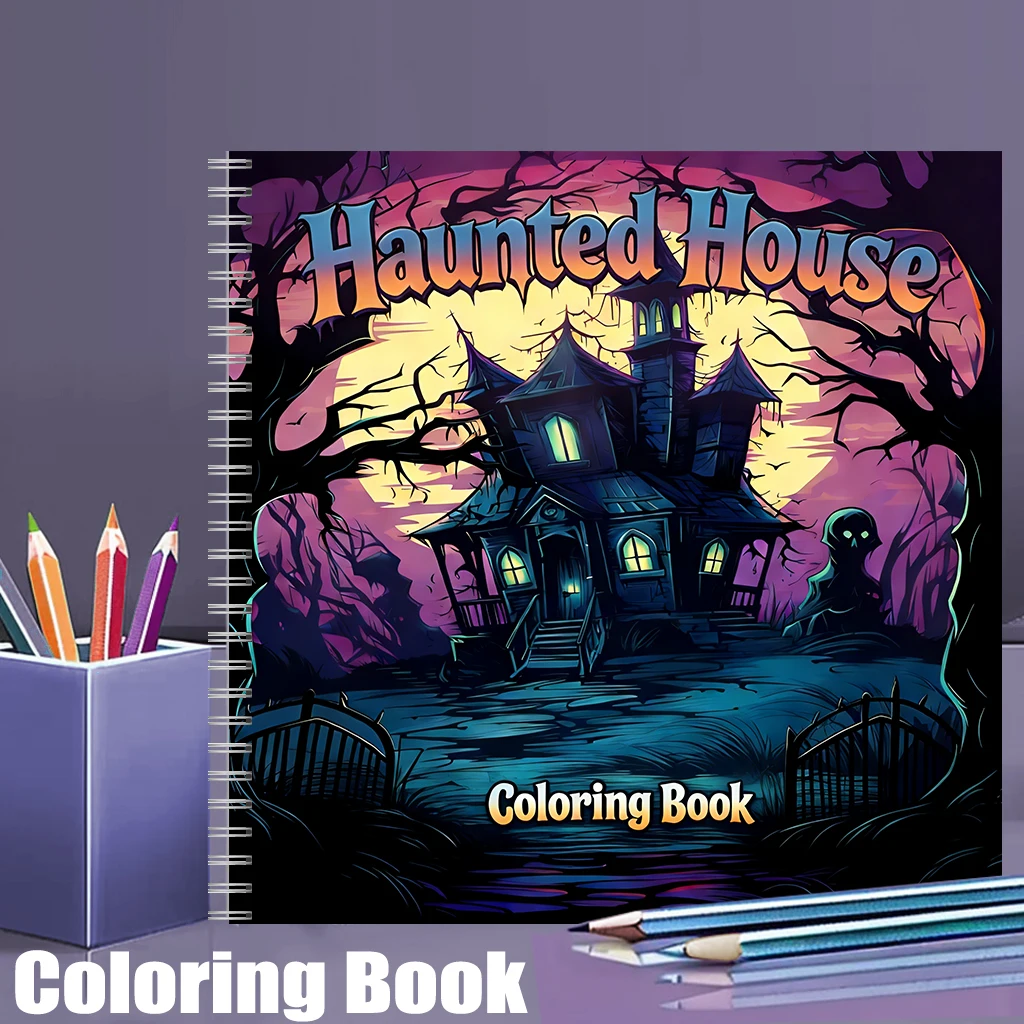 Painting Supplies - Libro da colorare per adulti a