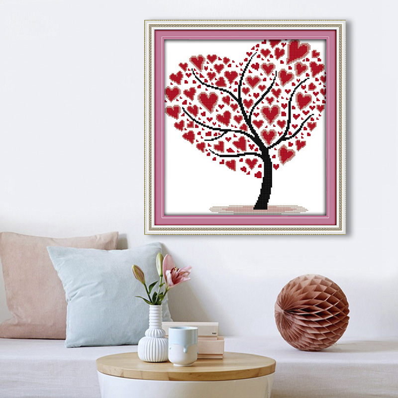Cross Stitch Stamped Kits Beginners - Kit punto croce timbrato 11/16/14CT stampato