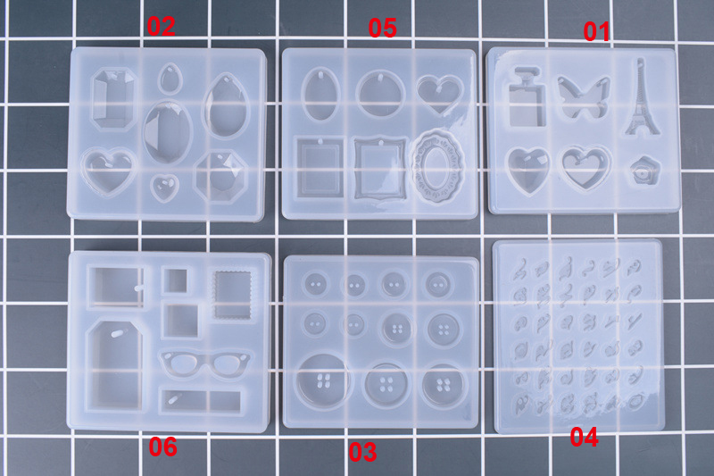 Set di 6 Stampi in Silicone pe - Silicone Epoxy Resin Molds Set recensione e prezzo
