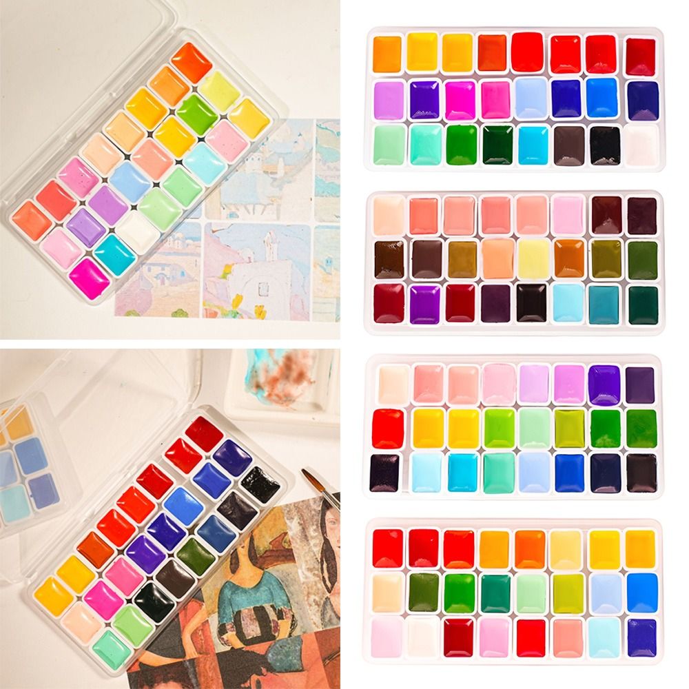 Set di 24 colori di acquerelli - Watercolor Paint Set Solid Pigment recensione e prezzo