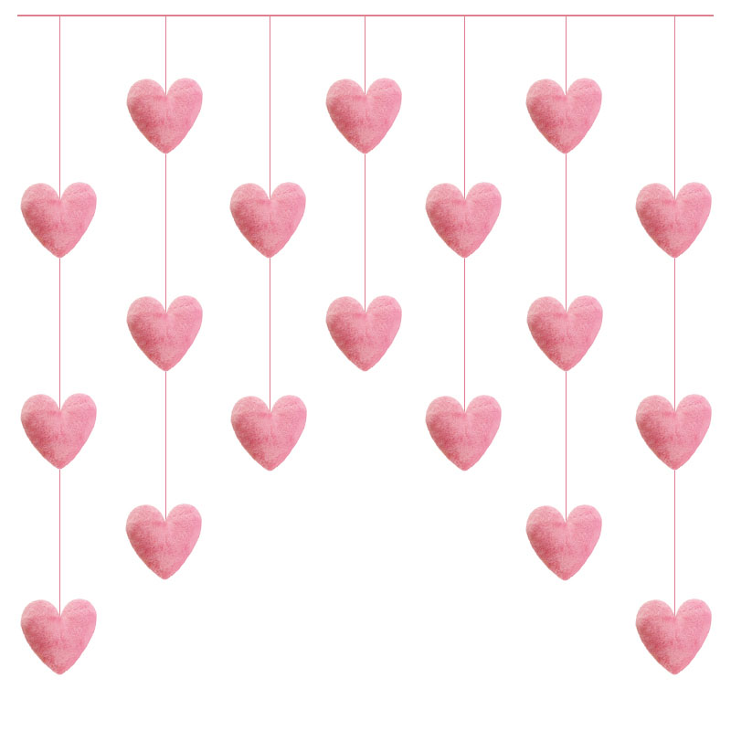 Kawaii Pink Heart Tende per po - Beading recensione e prezzo