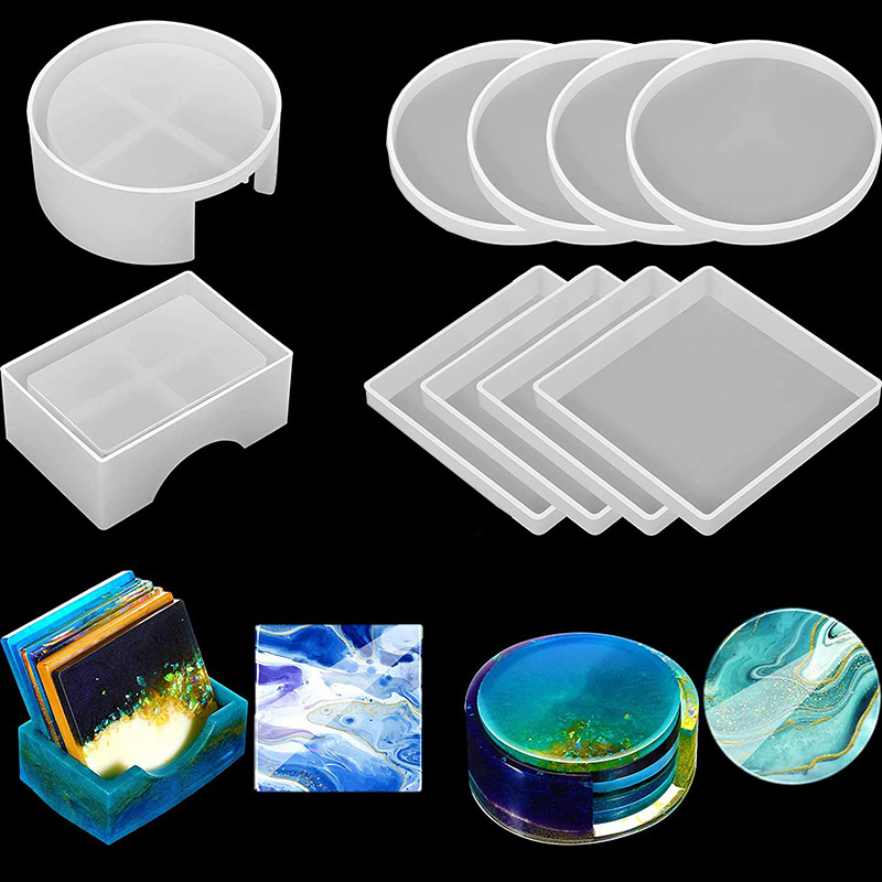 5 pezzi/set DlY sottobicchieri - Silicone Epoxy Resin Molds Set recensione e prezzo