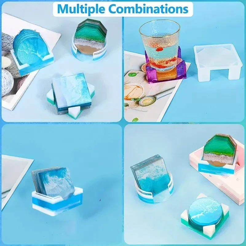 5 pezzi/set DlY sottobicchieri - Silicone Epoxy Resin Molds Set recensione e prezzo