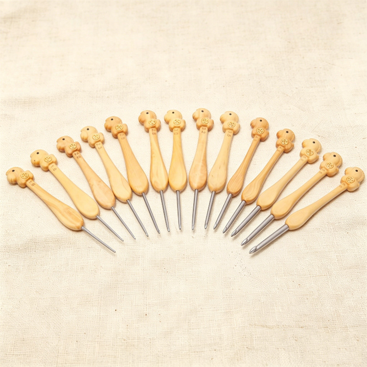 Uncinetto in Legno Lucky Horse - Wooden Crochet Hooks Ergonomic Handle recensione e prezzo