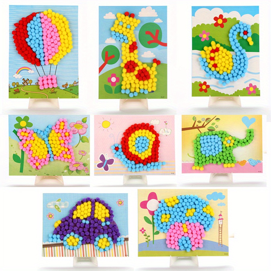 2 pz 16x21 cm Colorato Pom-Pom - Painting Supplies recensione e prezzo