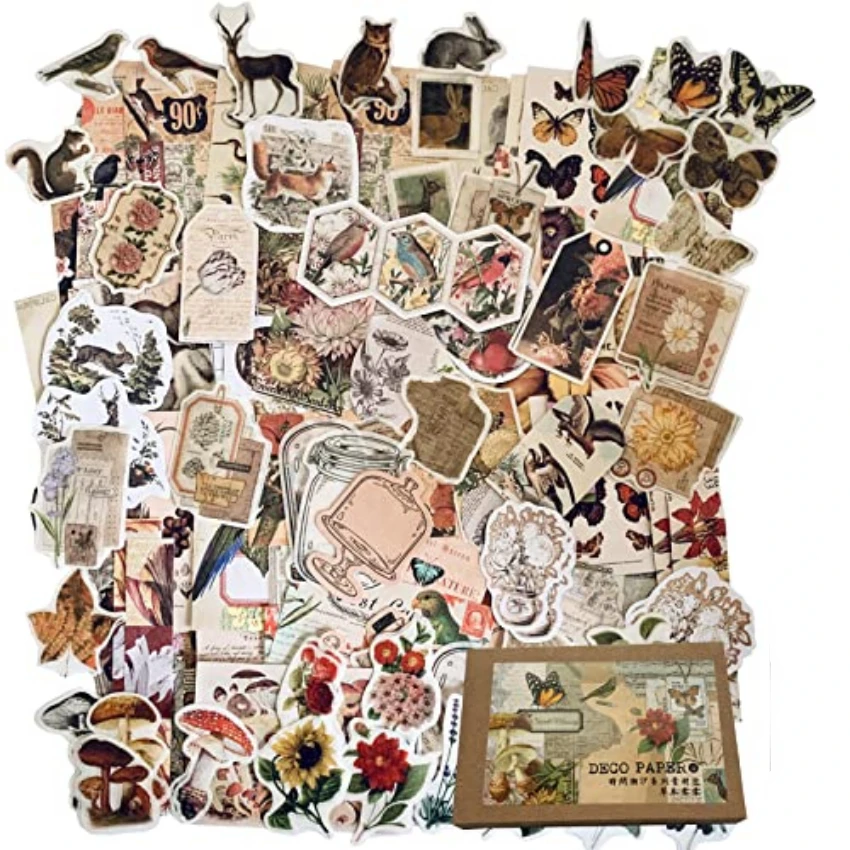 Adesivi Vintage per Journaling - Vintage Junk Journal Scrapbooking Paper recensione e prezzo