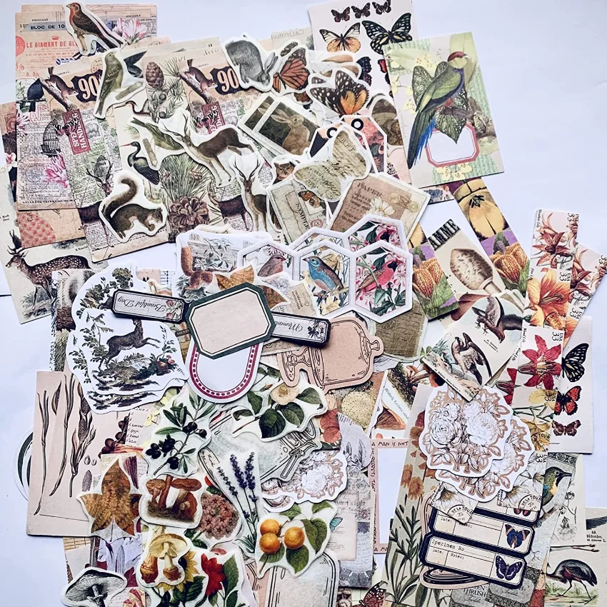 Adesivi Vintage per Journaling - Vintage Junk Journal Scrapbooking Paper recensione e prezzo