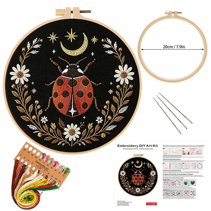 Kit Fai-da-Te per Ricamo a Pun - Cross Stitch Stamped Kits Beginners recensione e prezzo