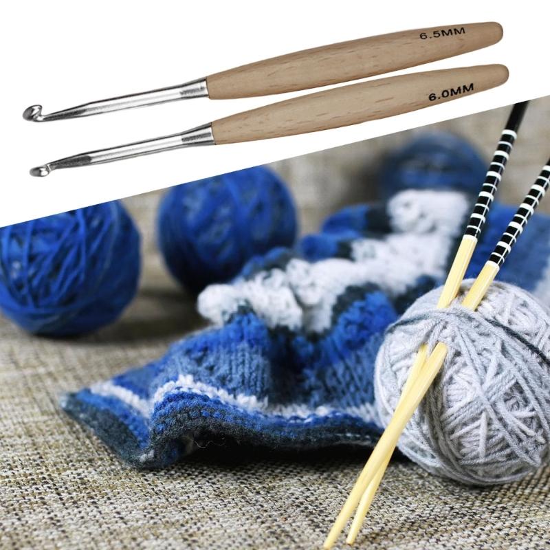 8 pezzi uncinetto ergonomico p - Wooden Crochet Hooks Ergonomic Handle recensione e prezzo