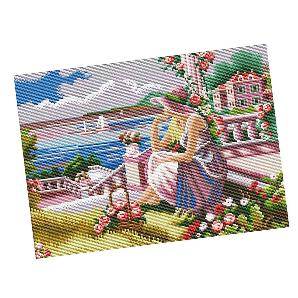 Kit per Punto Croce Stampato c - Cross Stitch Stamped Kits Beginners recensione e prezzo