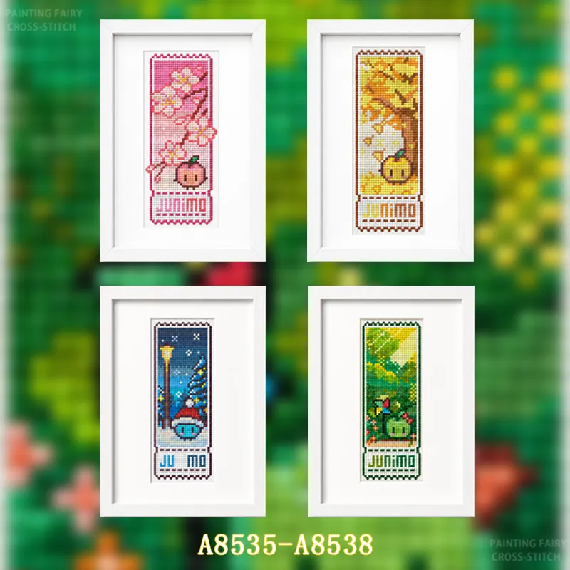 [Serie Quattro Stagioni] Kit p - Cross Stitch Stamped Kits Beginners recensione e prezzo