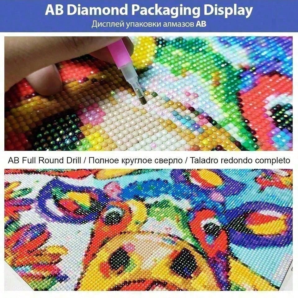 1 pezzo - 5D-DIY - Tessuto flo - 5D Diamond Painting Kit Full Drill recensione e prezzo