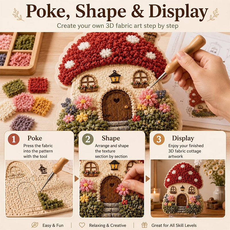 Kit Fai-da-Te Casa dei Funghi  - Embroidery recensione e prezzo