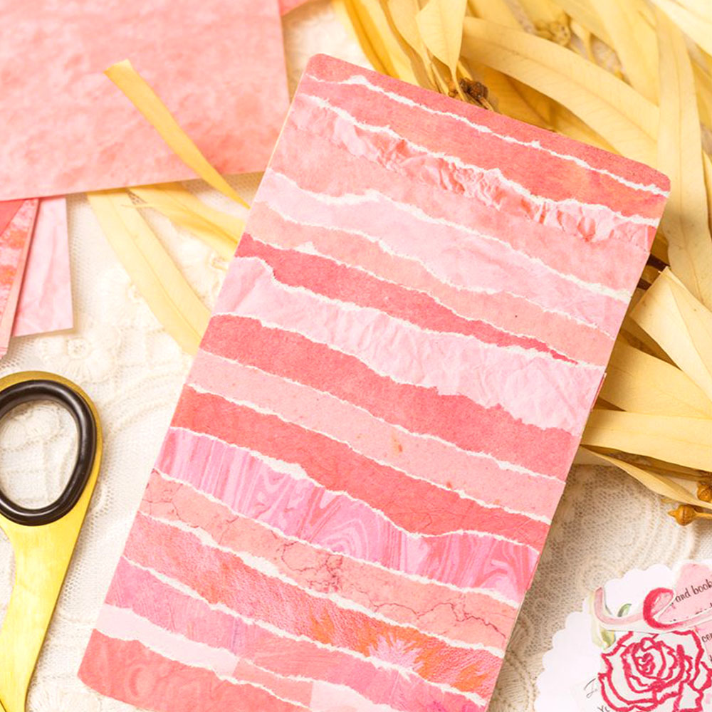 100 pezzi di texture colorata  - Vintage Junk Journal Scrapbooking Paper recensione e prezzo