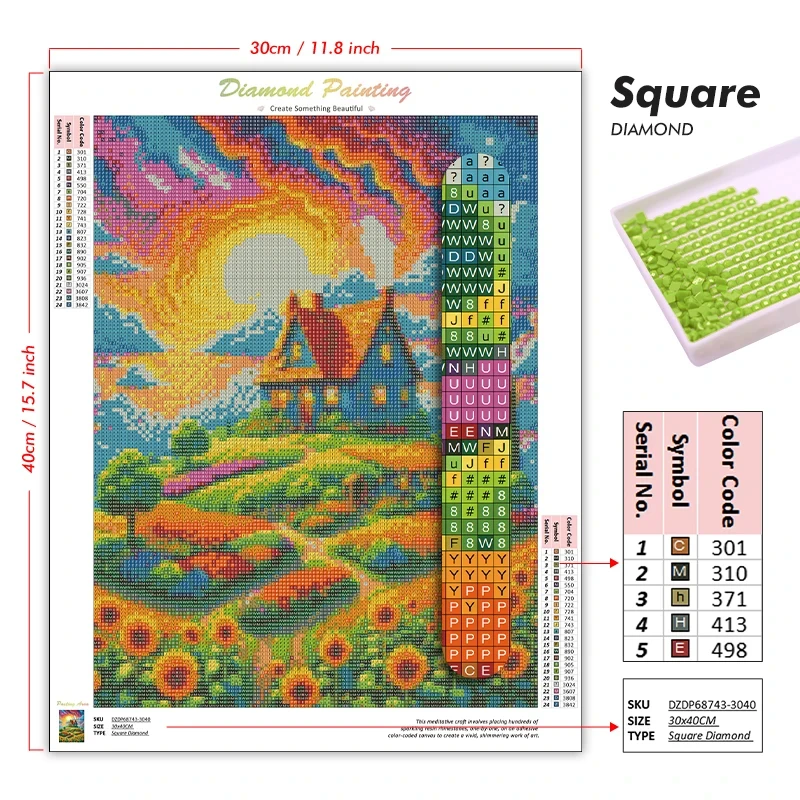 Kit Pittura Diamante 5D Fai-da - 5D Diamond Painting Kit Full Drill recensione e prezzo