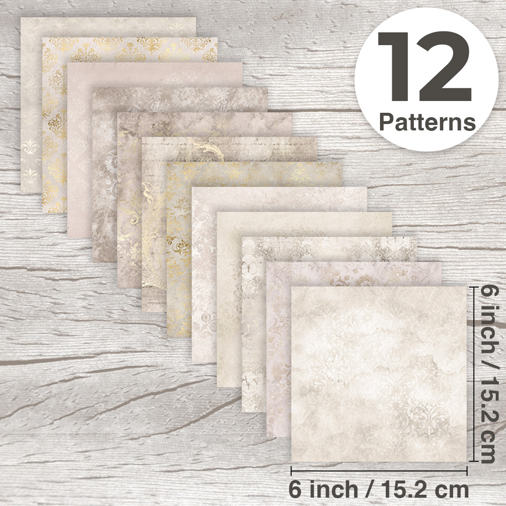 Blocco di Carta Vintage Avorio - Vintage Junk Journal Scrapbooking Paper recensione e prezzo