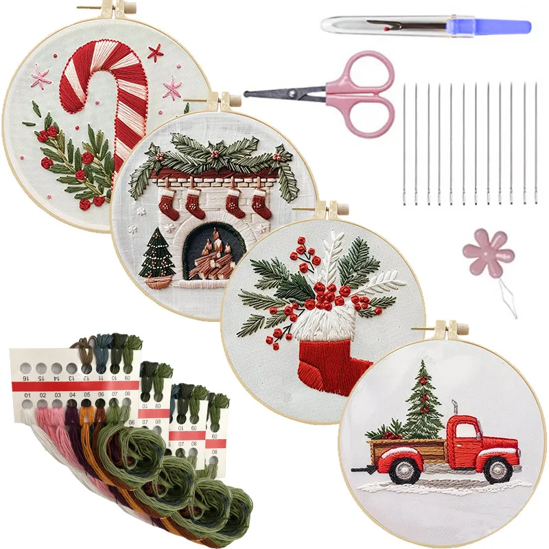 Kit di avvio per ricamo a mano - Cross Stitch Stamped Kits Beginners recensione e prezzo