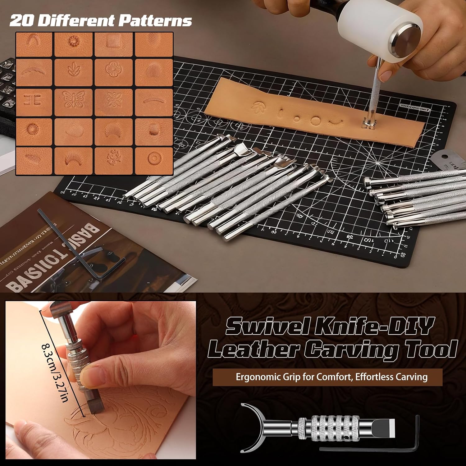 Kit per Lavorazione Pelle, Set - Craft Tools recensione e prezzo