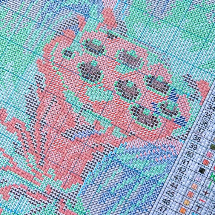 [[CC5130-66 Route Christmas Re - Cross Stitch Stamped Kits Beginners recensione e prezzo