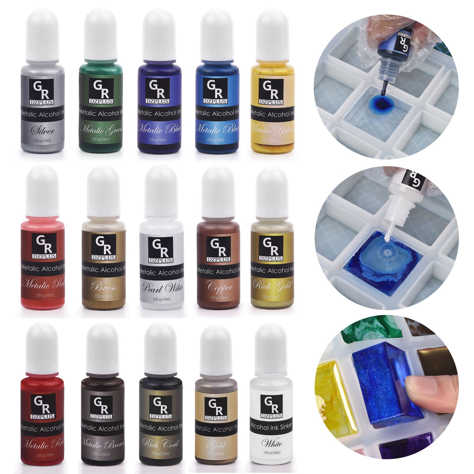 1 Set Kit di pigmenti in resin - Silicone Epoxy Resin Molds Set recensione e prezzo