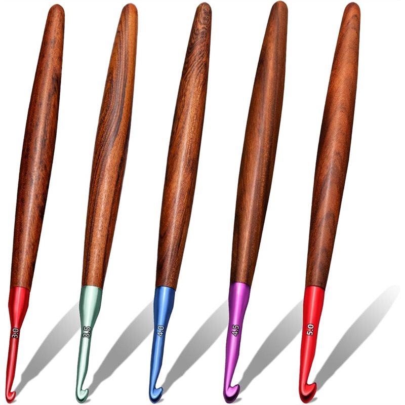 【ULTIMA OCCASIONE】Set di uncin - Wooden Crochet Hooks Ergonomic Handle recensione e prezzo