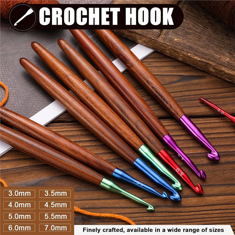 【ULTIMA OCCASIONE】Set di uncin - Wooden Crochet Hooks Ergonomic Handle recensione e prezzo