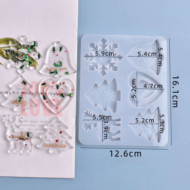 Stampo natalizio Stampo epossi - Silicone Epoxy Resin Molds Set recensione e prezzo